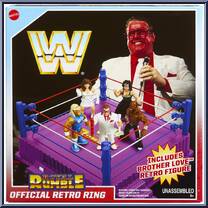 Retro Ring (Brother Love) from WWE Retro Series - Playsets manufactured by Mattel [Front]