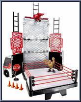Transforming Tour Bus from WWE Rumblers - Playsets manufactured by Mattel [Loose]