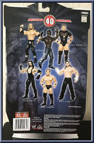 Chris Jericho from WWE Ruthless Aggression - Series 40 manufactured by Jakks Pacific [Back]