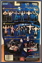 Chris Jericho from WWE Ruthless Aggression - Series  7.5 manufactured by Jakks Pacific [Back]