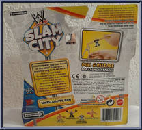 Stone Cold Steve Austin from WWE Slam City - Basic Series manufactured by Mattel [Back]