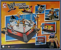 Stack Down Ring from WWE Stack Down - Basic Series manufactured by Bridge Direct [Back]