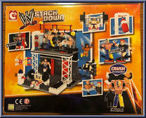 Train & Rumble Playset from WWE Stack Down - Basic Series manufactured by Bridge Direct [Back]