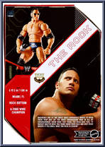 Rock from WWE Ultimate Edition - Exclusives manufactured by Mattel [Back]