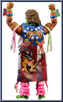 Ultimate Warrior (Hulkamania) from WWE Ultimate Edition - Exclusives manufactured by Mattel [Loose]