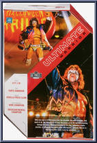 Ultimate Warrior from WWE Ultimate Edition - Series  1 manufactured by Mattel [Back]