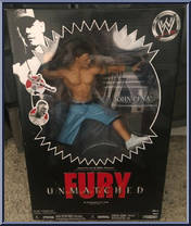John Cena (Blue Pants) from WWE Unmatched Fury - Series 14 manufactured by Jakks Pacific [Front]