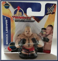 Brock Lesnar from WWE - Thumbpers - Series 2 manufactured by Wicked Cool Toys [Front]