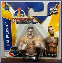 CM Punk from WWE - Thumbpers - Series 2 manufactured by Wicked Cool Toys [Front]