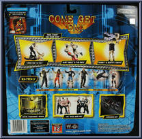 Rock Bottom (Rock / Kurt Angle) from WWF Final Count - Series 4 manufactured by Jakks Pacific [Back]