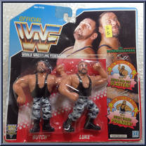 Bushwhackers (Butch / Luke) from WWF - Series  2 - Tag Teams manufactured by Hasbro [Front]