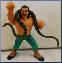 Jake the Snake from WWF - Series  1 manufactured by Hasbro [Loose]