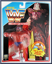 Macho Man from WWF - Series  3 manufactured by Hasbro [Spanish Card]