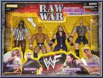 Raw Is War 4-Pack - Stone Cold Steve Austin / Undertaker / Rock / Special Guest Referee Mankind