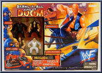 Brawl-4-All Ring of Doom (Ring / 4 Figures) from WWF - Minis manufactured by Jakks Pacific [Front]