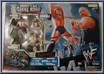 Brawl-4-All Steel City (Ring / 4 Figures) from WWF - Minis manufactured by Jakks Pacific [Front]