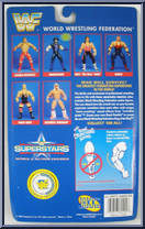 Ultimate Warrior from WWF Superstars - Series 2 manufactured by Jakks Pacific [Back]