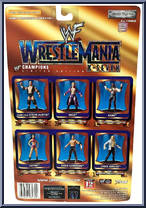 Chris Jericho from WWF Titan Tron Live - Wrestlemania X-Seven manufactured by Jakks Pacific [Back]