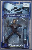 Wolverine (Super-Poseable) from X2:  X-Men United - Series 1 manufactured by Toy Biz [Front]