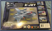 X-Jet from X2:  X-Men United - Accessories manufactured by Toy Biz [Back]