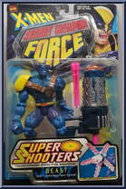Beast from X-Men - Super Shooters manufactured by Toy Biz [Front]