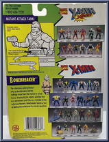 Bonebreaker from X-Men - Series 7 manufactured by Toy Biz [Back]