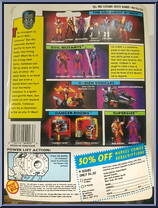 Colossus (Red & Yellow Boots) from X-Men - Series 1 manufactured by Toy Biz [Back]
