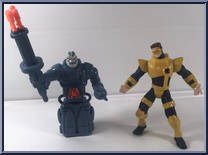 Cyclops from X-Men - Robot Fighters manufactured by Toy Biz [Loose]