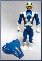 Cyclops (Blue & White) from X-Men - Series 1 manufactured by Toy Biz [Loose]