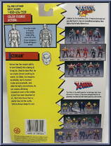 Iceman (Color Change) from X-Men - Series 2 manufactured by Toy Biz [Back]