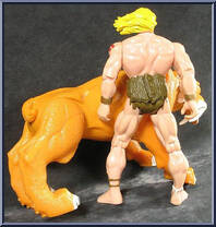 Ka-Zar & Zabu from X-Men - Savage Land manufactured by Toy Biz [Loose]