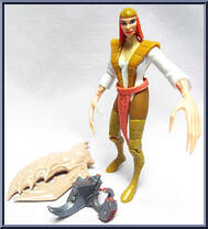 Lady Deathstrike (Light Brown) from X-Men - Battle Brigade manufactured by Toy Biz [Loose]
