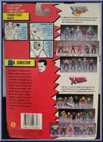 Mr. Sinister (Goatee) from X-Men - Series 3 manufactured by Toy Biz [Back]
