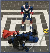 Nightcrawler (Aqua Attack) from X-Men - Water Wars manufactured by Toy Biz [Loose]