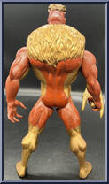 Sabretooth from X-Men - 10" Metallic Mutants manufactured by Toy Biz [Loose]