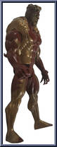 Sabretooth from X-Men - 10" Metallic Mutants manufactured by Toy Biz [Loose]