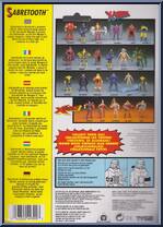 Sabretooth (Self Healing Wounds) from X-Men - Series 2 manufactured by Toy Biz [Back]