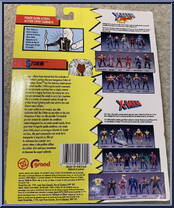 Storm (Silver Power Glow) from X-Men - Series 3 manufactured by Toy Biz [Back]