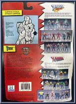 Tusk from X-Men - Series 4 manufactured by Toy Biz [Back]