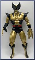 Wolverine from X-Men - 10" Metallic Mutants manufactured by Toy Biz [Loose]