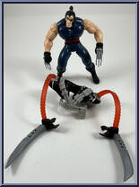 Wolverine Patch (Blue Pants) from X-Men - Battle Brigade manufactured by Toy Biz [Loose]