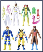 Storm / Rogue / Cyclops / Wolverine / Gambit from X-Men '97 - Epic Hero Series manufactured by Hasbro [Loose]