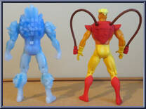 Fire & Ice (Iceman vs. Pyro) from X-Men - Classics - 2-Packs manufactured by Toy Biz [Loose]