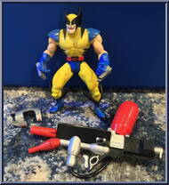 Wolverine from X-Men - Classics - Battle Blasters manufactured by Toy Biz [Loose]