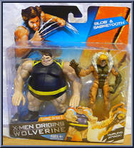 Blob / Sabretooth from X-Men Origins: Wolverine - 2-Packs manufactured by Hasbro [Front]