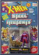 Professor X vs. Magneto from X-Men - Steel Mutants - Series 2 manufactured by Toy Biz [Front]