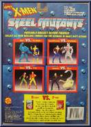 Rogue vs. Pyro from X-Men - Steel Mutants - Series 3 manufactured by Toy Biz [Back]