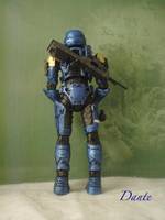 EVA Blue Metallic With Gold Secondary (Halo) Custom Action Figure