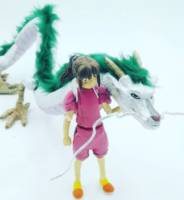 Chihiro and Haku (Spirited Away) Custom Action Figure