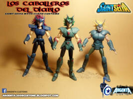 Ankoku Three (Saint Seiya) Custom Action Figure